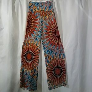 Ladies wide leg pants